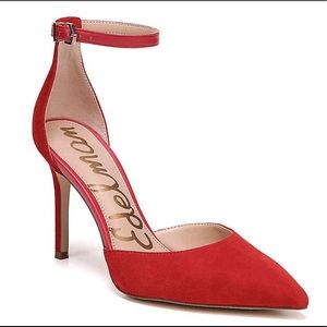 Sam Edelman Red Harlow Pumps